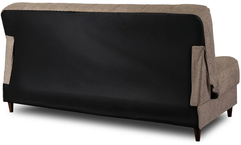 Sofa Mebel Elite 2 sofų-lovų komplektas NEPAL, 187 × 87 × 95 cm, rudas