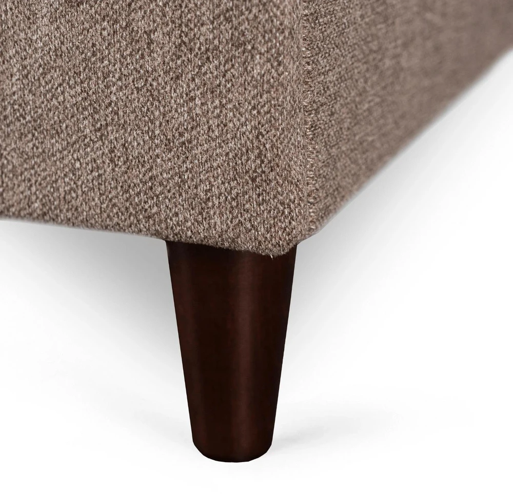 Sofa Mebel Elite 2 sofų-lovų komplektas NEPAL, 187 × 87 × 95 cm, rudas