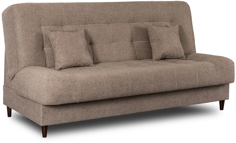 Sofa Mebel Elite 2 sofų-lovų komplektas NEPAL, 187 × 87 × 95 cm, rudas