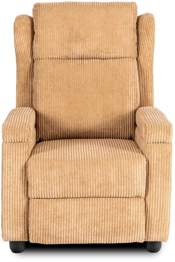 Mebel Elite Atlošiamas fotelis SPENCER, rudas, velvetinis