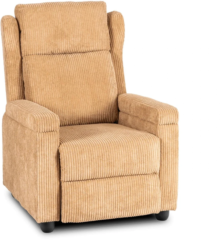 Mebel Elite Atlošiamas fotelis SPENCER, rudas, velvetinis