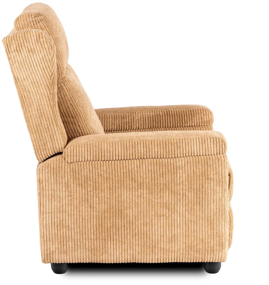 Mebel Elite Atlošiamas fotelis SPENCER, rudas, velvetinis