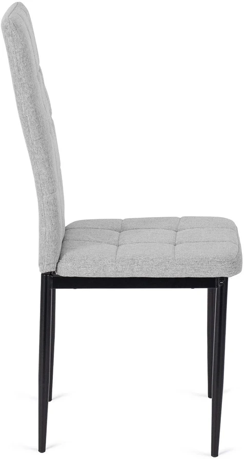 Mebel Elite Audiniu aptraukta kėdė TEX, 42 × 43 × 95 cm, pilka