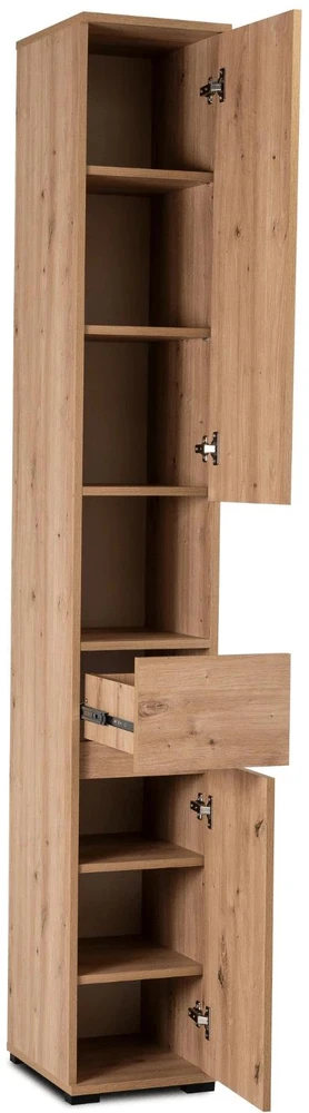 Mebel Elite Aukšta spintelė VENORNA, 30 cm, artisan ąžuolo spalvos
