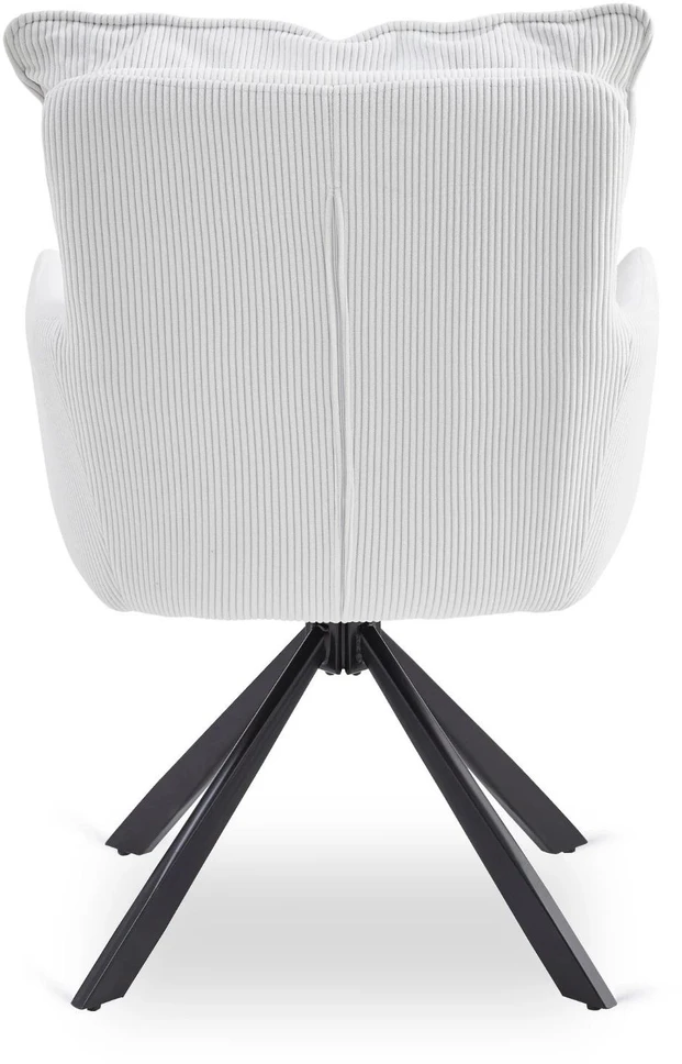 Mebel Elite Besisukanti kėdė CITY, 180° pasukimas, 63 × 93 cm, kreminė