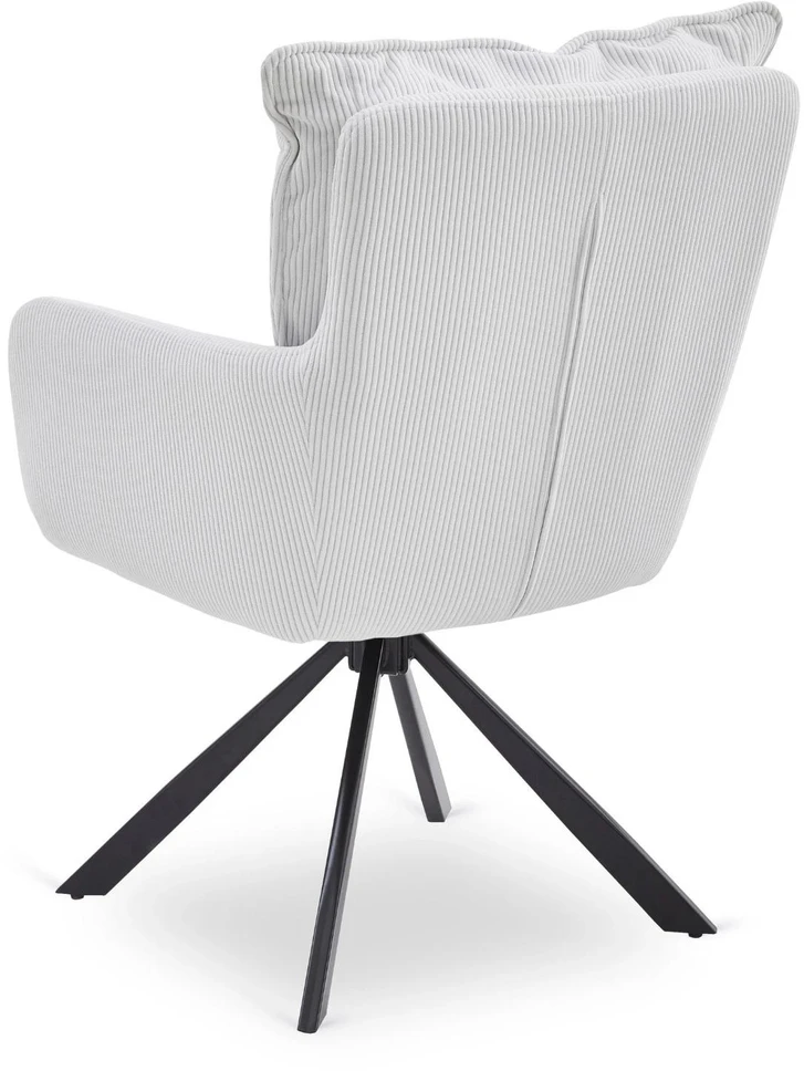 Mebel Elite Besisukanti kėdė CITY, 180° pasukimas, 63 × 93 cm, kreminė