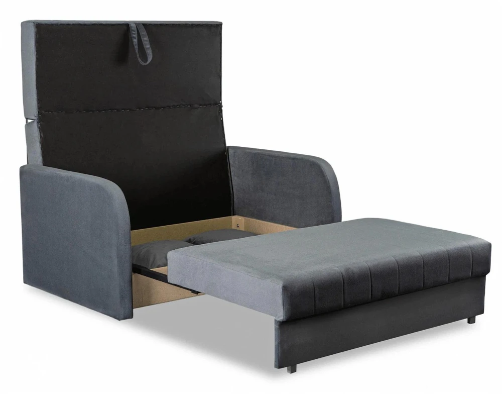 Mebel Elite Dvivietis miegamasis fotelis VERO 2, 2 vnt., pilkas