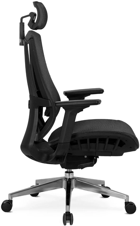 Mebel Elite Ergonominė pasukama kėdė DYLAN su TILT mechanizmu, juoda