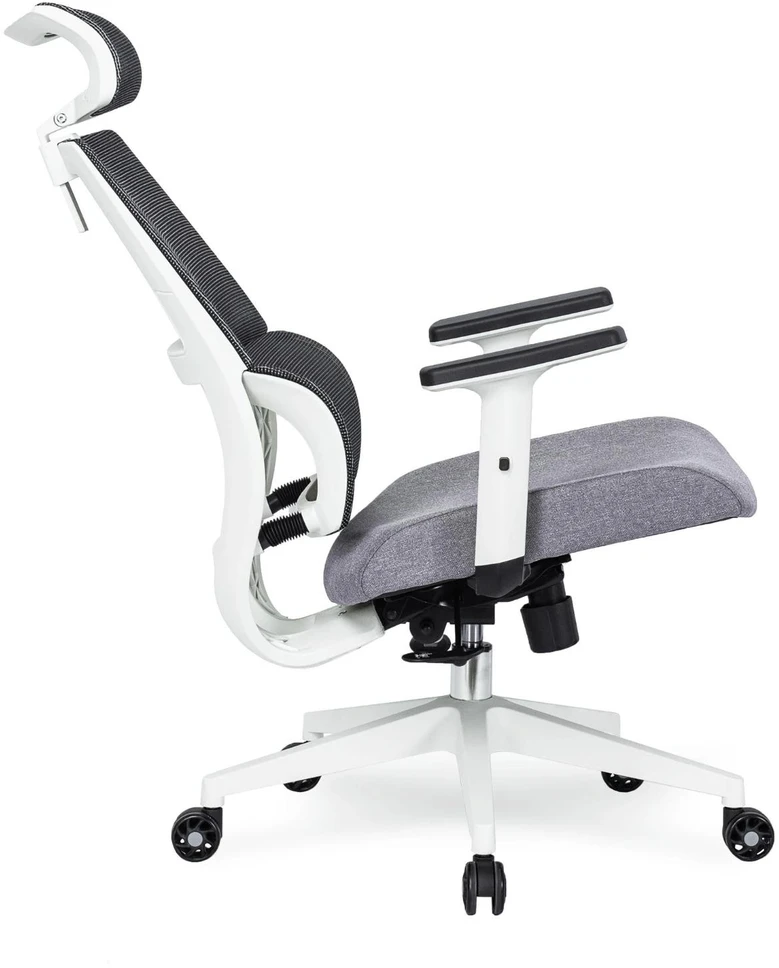 Mebel Elite Ergonominė pasukama kėdė NICKI, pilka