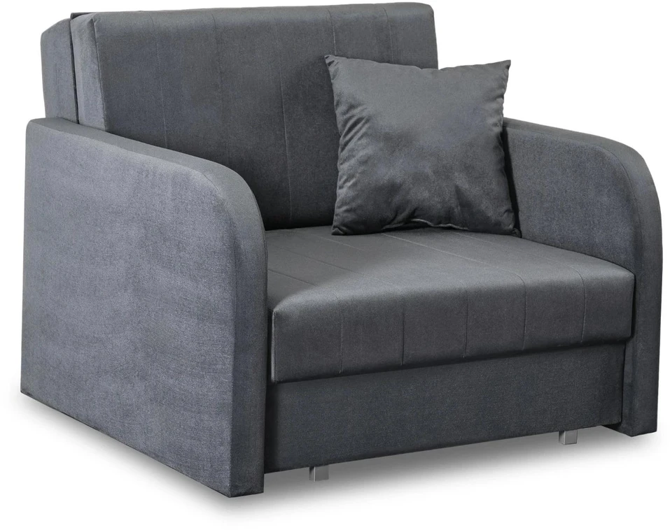 Fotelis Mebel Elite Foteliai-lovos VERO, 2 vnt., pilki