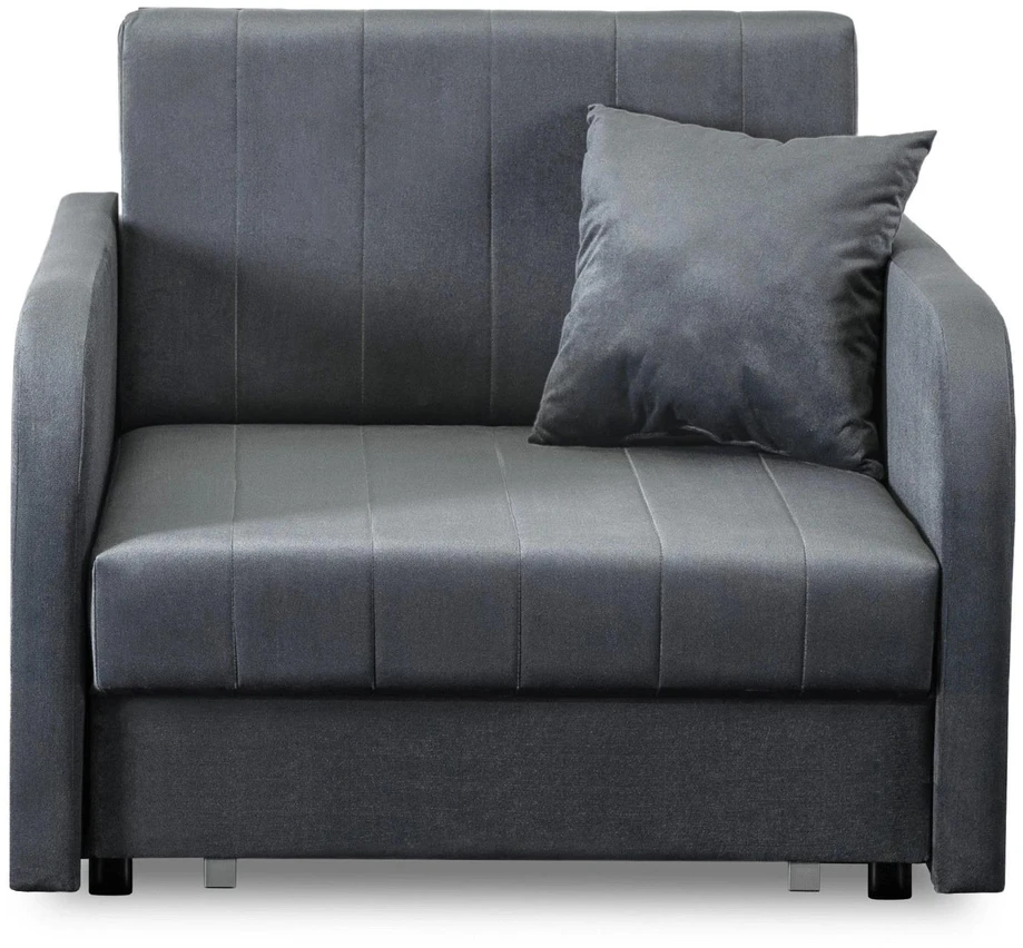 Fotelis Mebel Elite Foteliai-lovos VERO, 2 vnt., pilki
