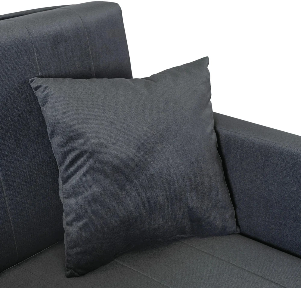 Fotelis Mebel Elite Foteliai-lovos VERO, 2 vnt., pilki
