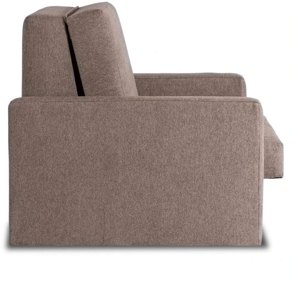 Mebel Elite Fotelis-lova MILAN 1, 2 vnt., smėlio spalvos