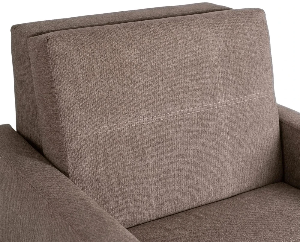 Mebel Elite Fotelis-lova MILAN 1, 2 vnt., smėlio spalvos