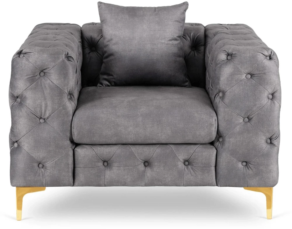 Sofa Mebel Elite Fotelis SORRENTO 1S, veliūrinis, 110 × 96 cm