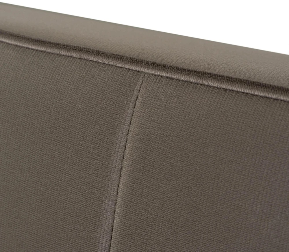 Mebel Elite Išskleidžiama sofa-lova ALUNA su patalynės dėže, 212 × 89 × 96 cm, smėlio spalvos