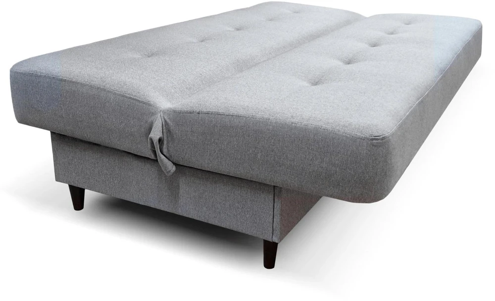 Mebel Elite Išskleidžiama sofa-lova ARUBA, 188 cm, pilka