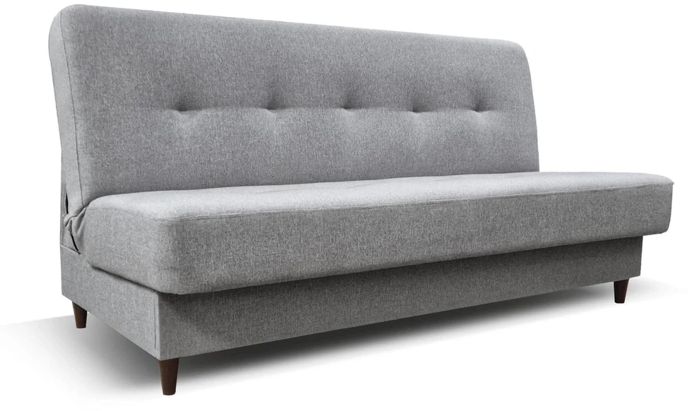Mebel Elite Išskleidžiama sofa-lova ARUBA, 188 cm, pilka