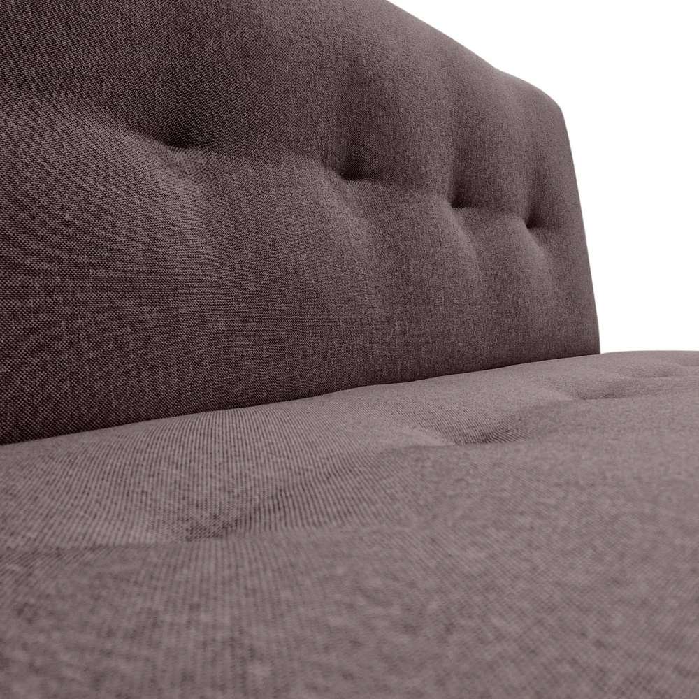 Mebel Elite Išskleidžiama sofa-lova ARUBA 2, 188 cm, ruda