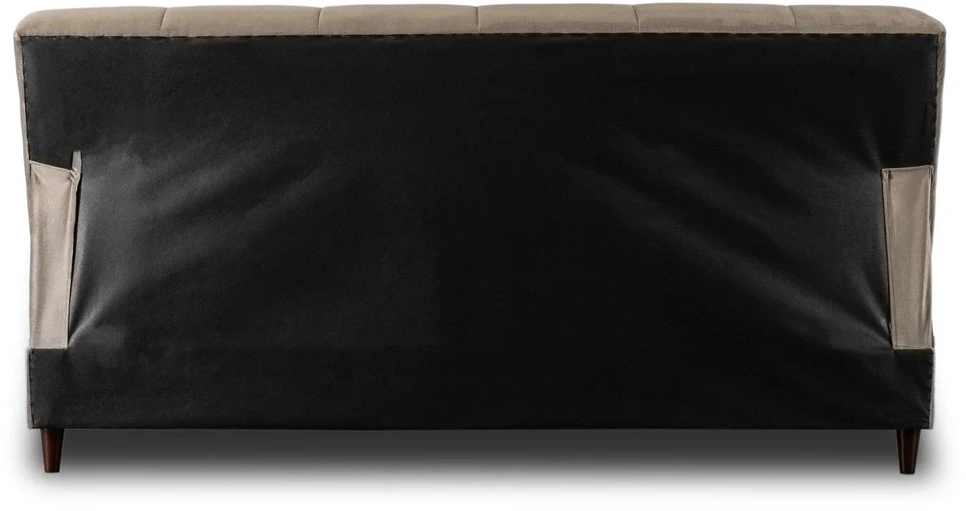 Mebel Elite Išskleidžiama sofa-lova LIMA, 186 cm, smėlio spalvos