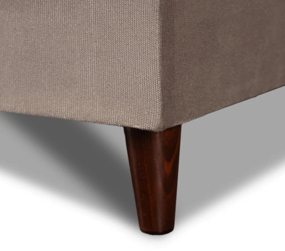 Mebel Elite Išskleidžiama sofa-lova LIMA, 186 cm, smėlio spalvos
