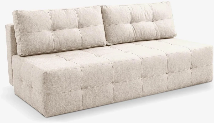 Mebel Elite Išskleidžiama sofa-lova MORANA, 197 cm, kreminė