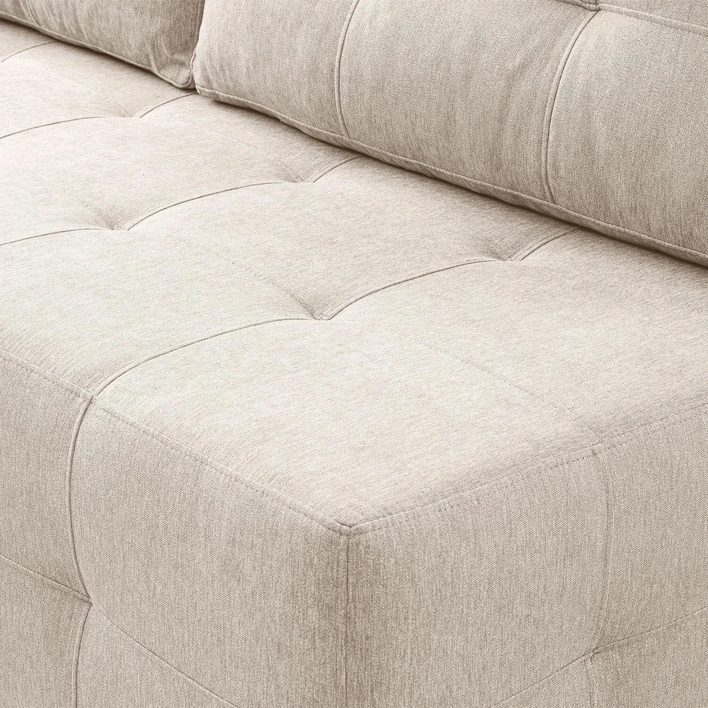 Mebel Elite Išskleidžiama sofa-lova MORANA, 197 cm, kreminė