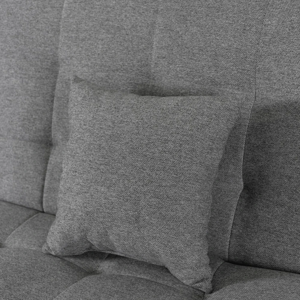 Mebel Elite Išskleidžiama sofa-lova NEPAL, pilka