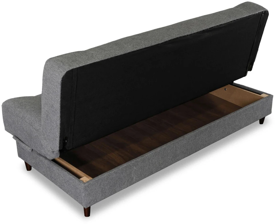 Mebel Elite Išskleidžiama sofa-lova NEPAL, pilka