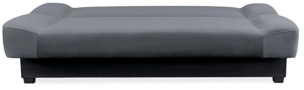 Mebel Elite Išskleidžiama sofa-lova PIANO, 190 cm, pilka, veliūrinė