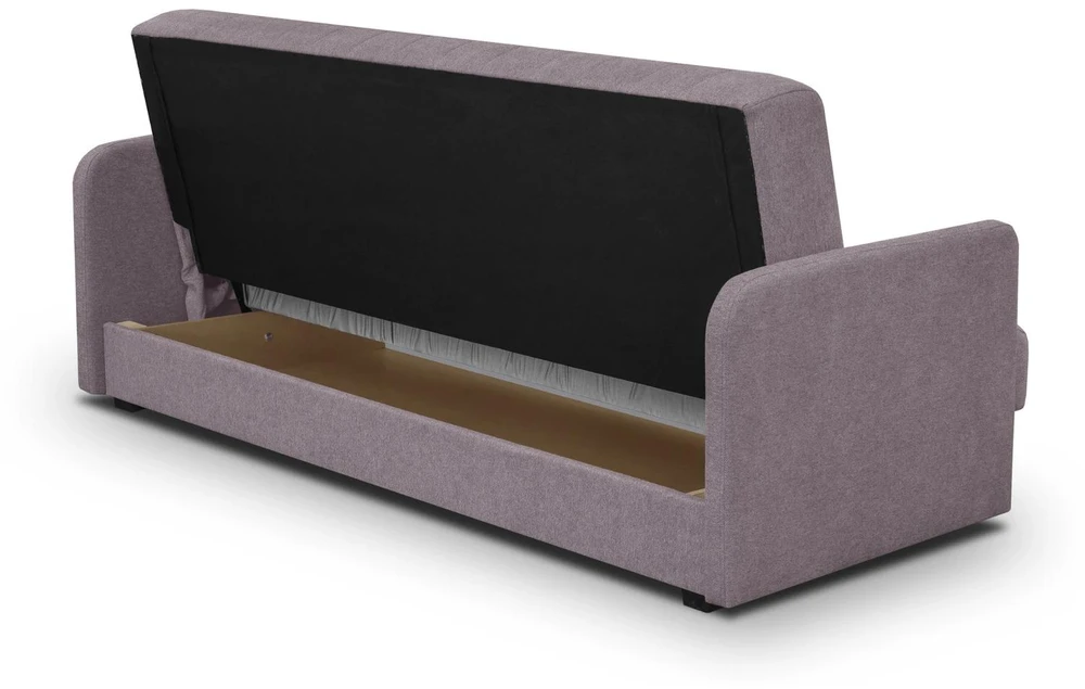 Mebel Elite Išskleidžiama sofa-lova PORTO, 198 × 86 cm, smėlio spalvos