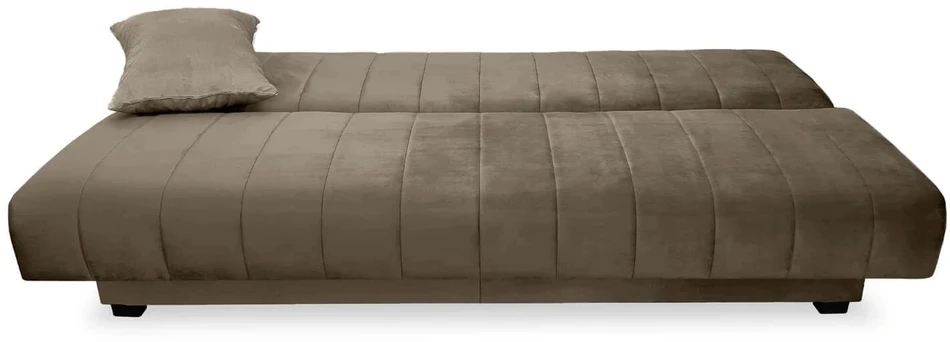 Mebel Elite Išskleidžiama sofa-lova SIGMA, 191 cm, smėlio spalvos