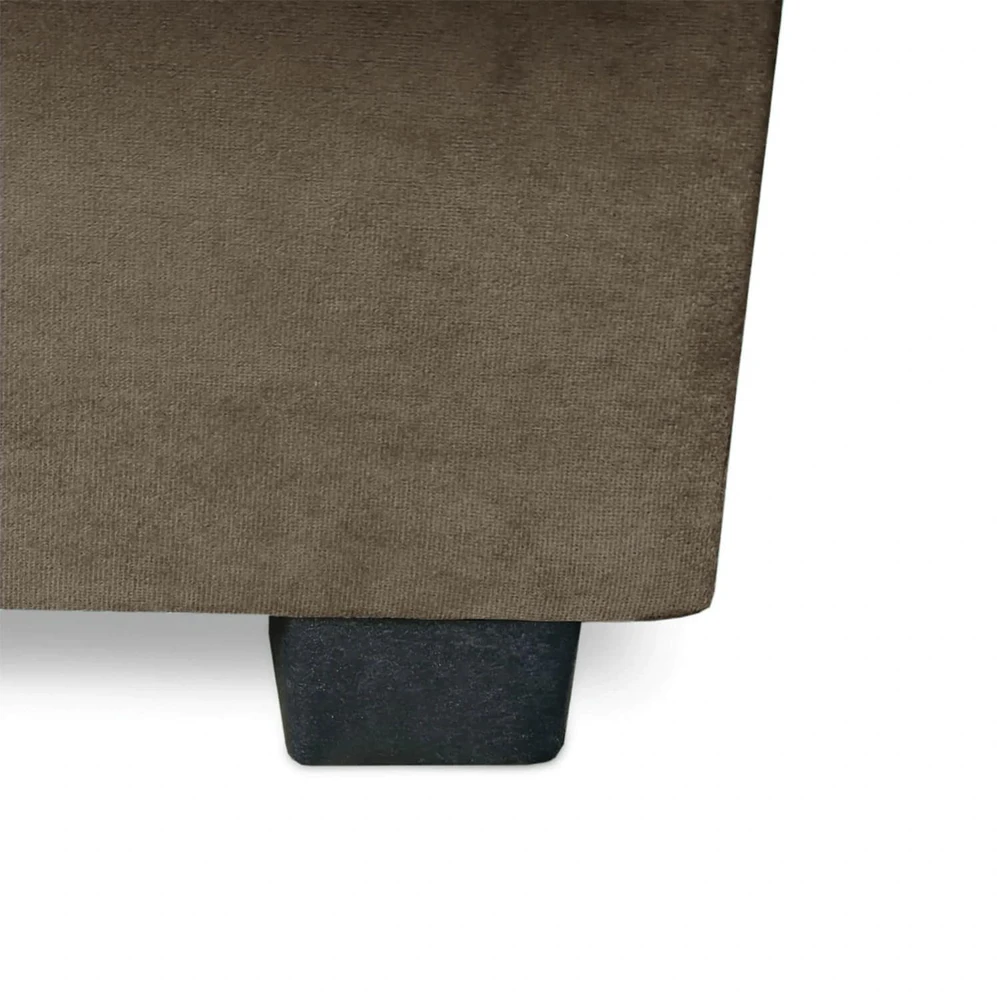 Mebel Elite Išskleidžiama sofa-lova SIGMA, 191 cm, smėlio spalvos