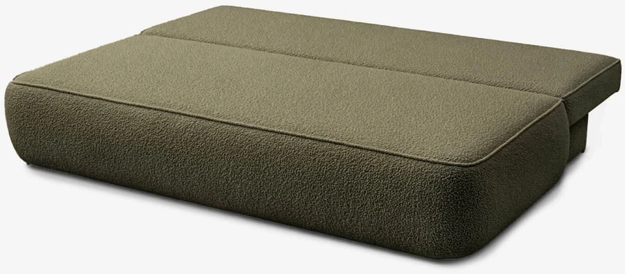 Mebel Elite Išskleidžiama sofa-lova su DL mechanizmu, 207 cm, žalia