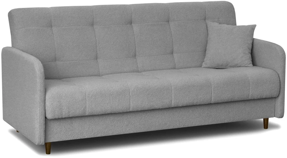 Mebel Elite Išskleidžiama sofa-lova TIVOLI, 198 cm, pilka bouclé
