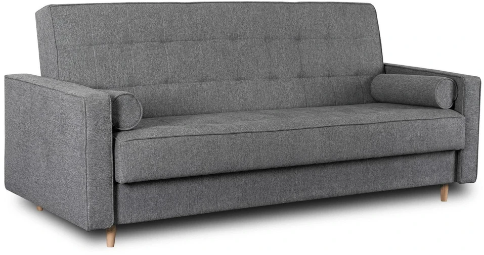 Mebel Elite Išskleidžiama sofa MALTA, pilka
