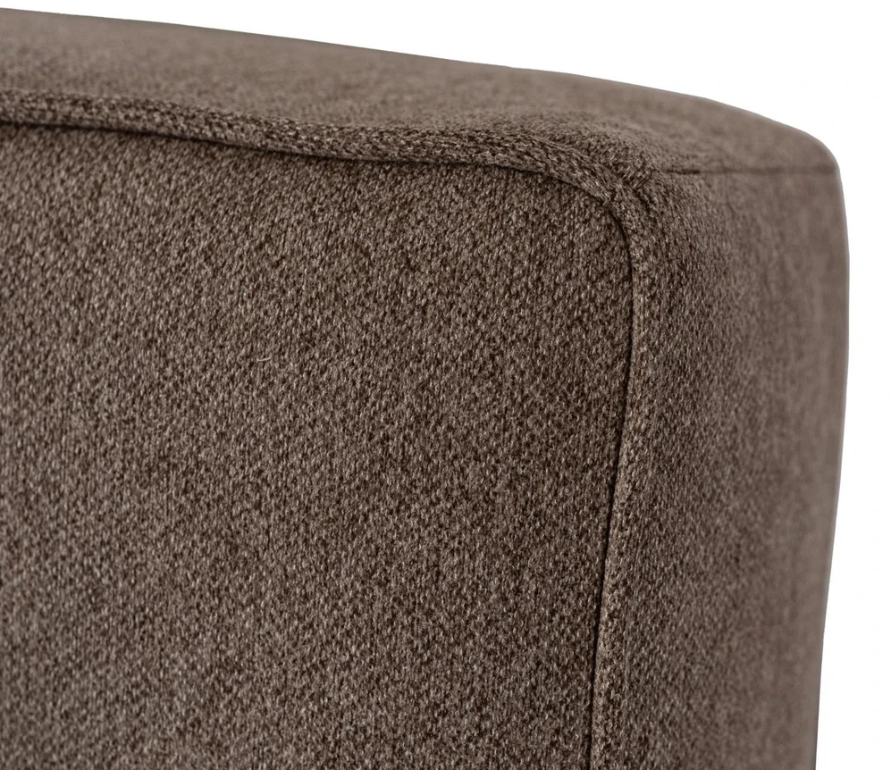 Mebel Elite Išskleidžiama sofa MALTA su patalynės dėže, 215 × 92 cm, ruda