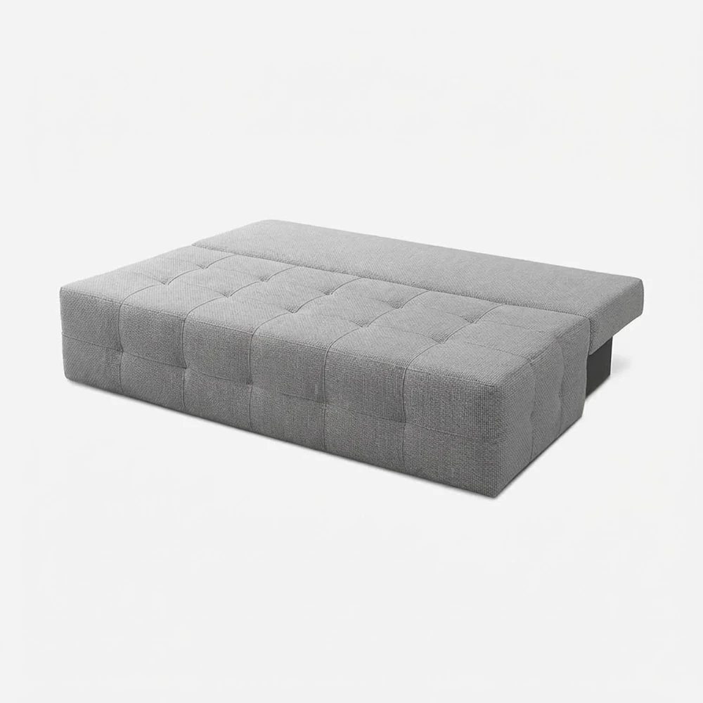 Mebel Elite Išskleidžiama sofa MORANA, pilka, šenilinė