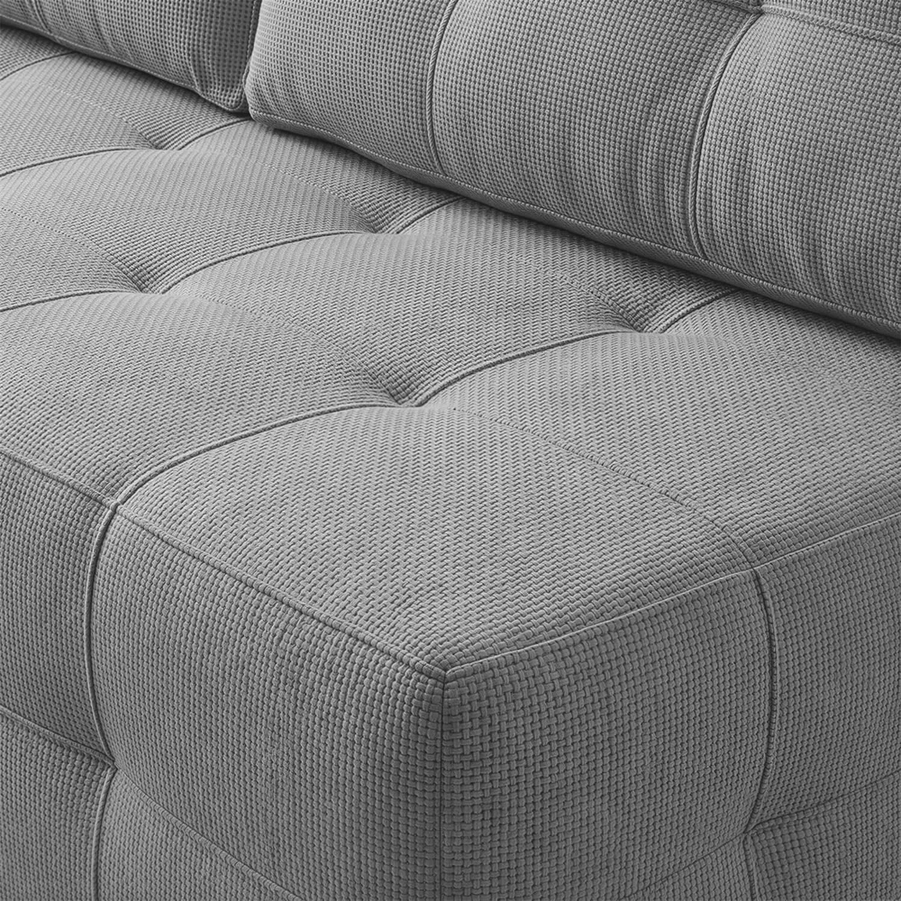 Mebel Elite Išskleidžiama sofa MORANA, pilka, šenilinė