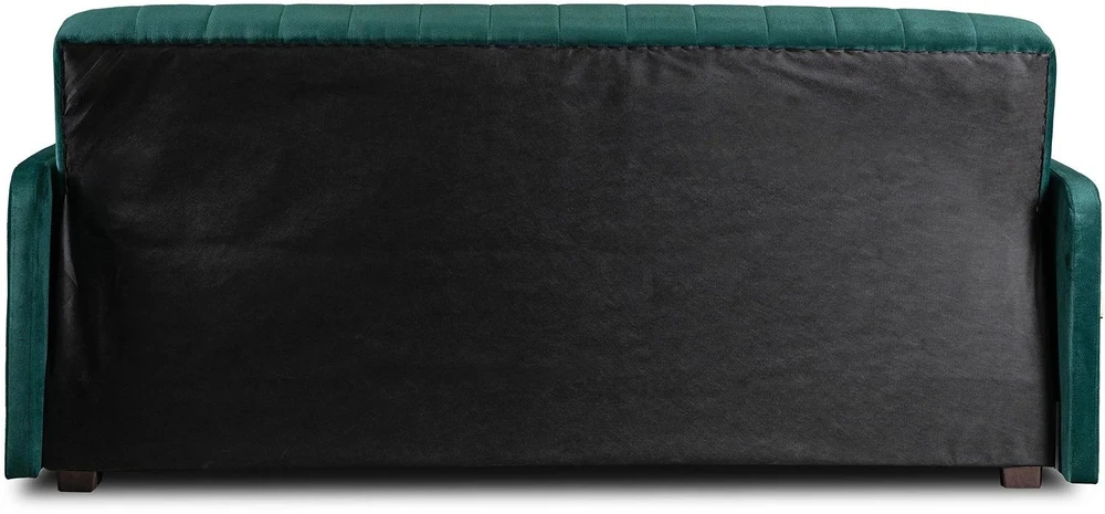 Mebel Elite Išskleidžiama sofa PORTO, 114 × 186 cm miegamoji vieta, žalia