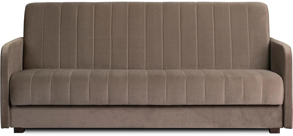 Mebel Elite Išskleidžiama sofa PORTO su patalynės dėže, 198 cm, smėlinė