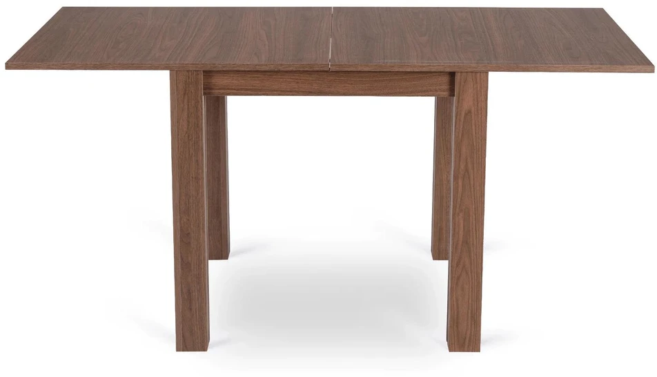 Mebel Elite Išskleidžiamas stalas, 80–160 cm, „Nicea“ riešuto spalvos