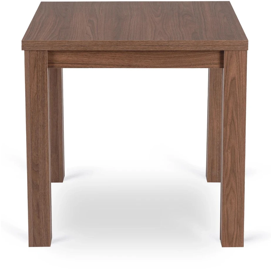 Mebel Elite Išskleidžiamas stalas, 80–160 cm, „Nicea“ riešuto spalvos