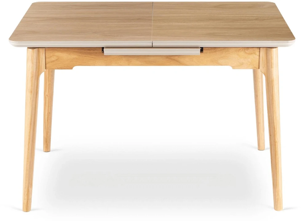 Mebel Elite Išskleidžiamas valgomojo stalas SAMER, 138–178 × 80 cm, aukso ąžuolo spalvos