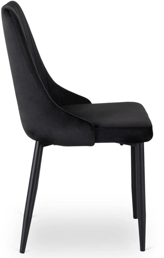 Mebel Elite Išskleidžiamas valgomojo stalas HARRY ir 4 kėdės, „artisan“ ąžuolo ir juodos spalvos