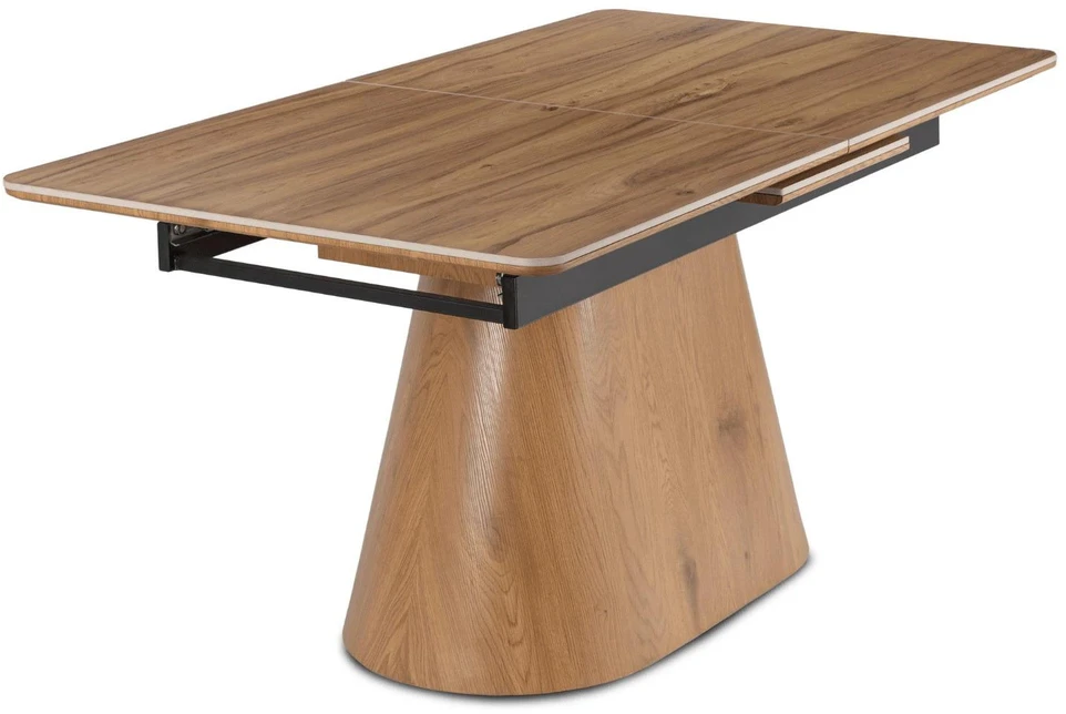 Mebel Elite Išskleidžiamasis stalas su keraminiu stalviršiu, 160–200 × 90 cm
