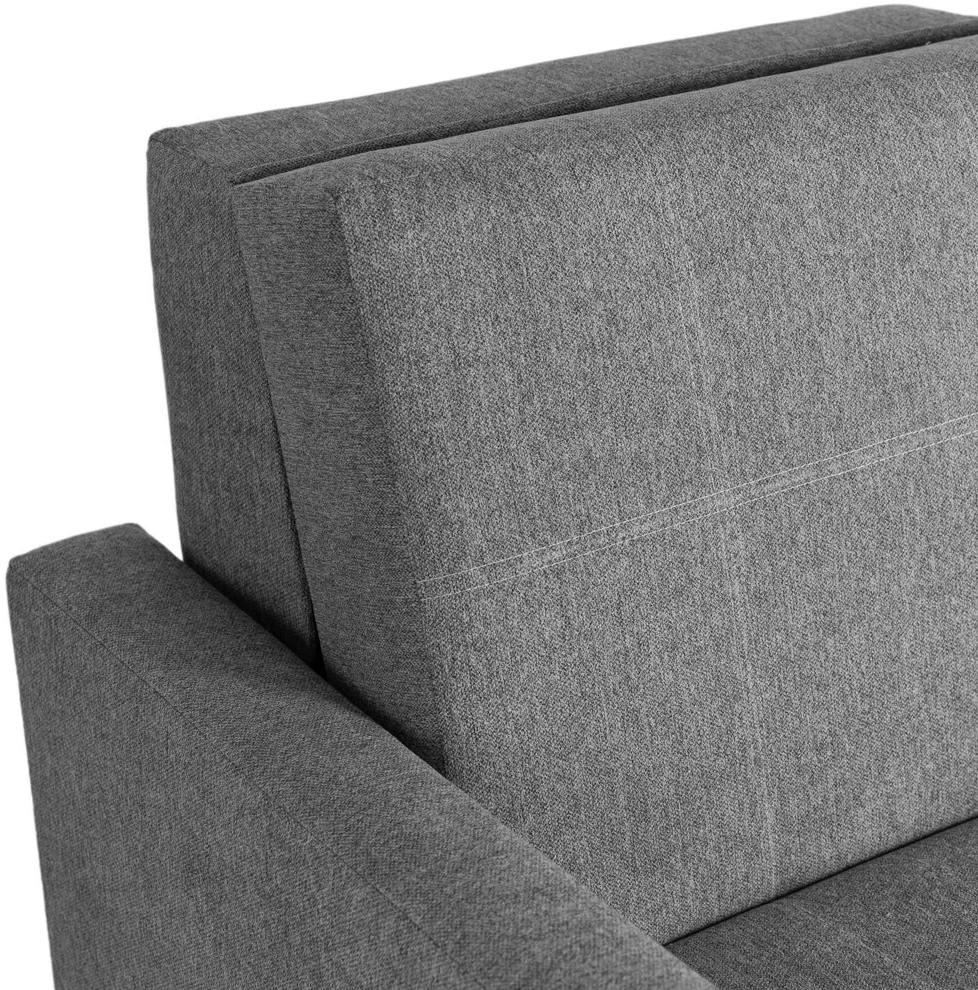 Fotelis Mebel Elite Išskleidžiami foteliai-lovos MILAN 1, 2 vnt., pilki