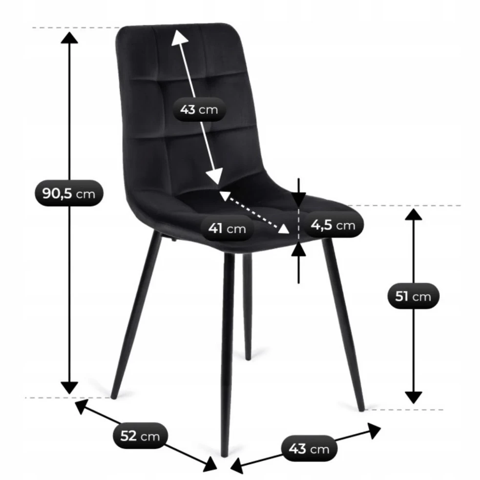 Mebel Elite Išskleidžiamo stalo ir 6 kėdžių komplektas HARRY, 102–142 cm, „artisan“ ąžuolo ir juodos spalvos