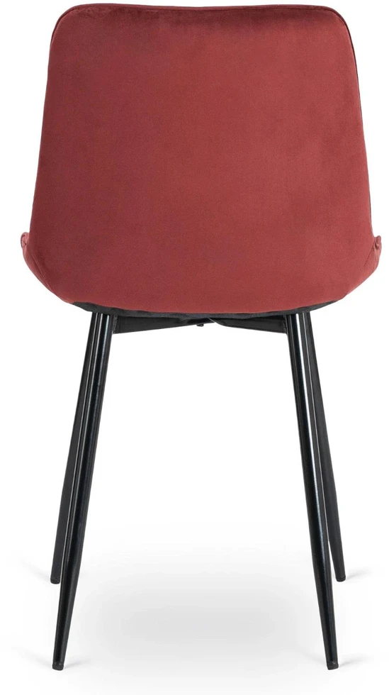 Mebel Elite Kėdė CHRIS, veliūrinė, bordo spalvos