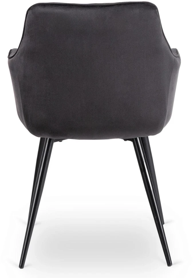 Mebel Elite Kėdė MODESTO, juoda, veliūrinio audinio